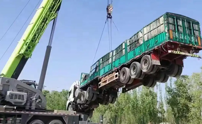 宣化区道路脱困救援案例